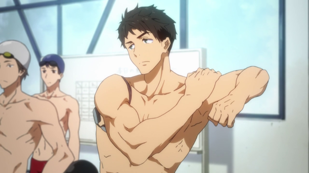 Sousuke is muscular.